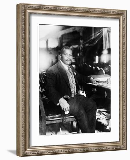 Marcus Garvey, 1887-1940-null-Framed Photo