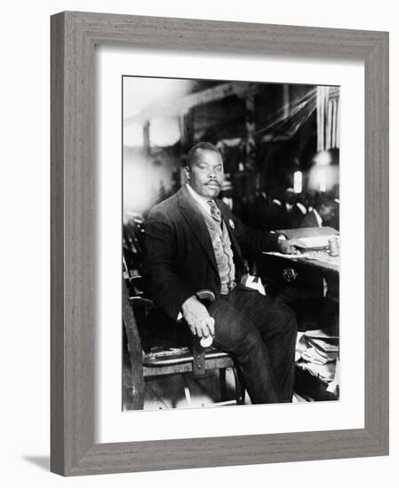 Marcus Garvey, 1887-1940-null-Framed Photo