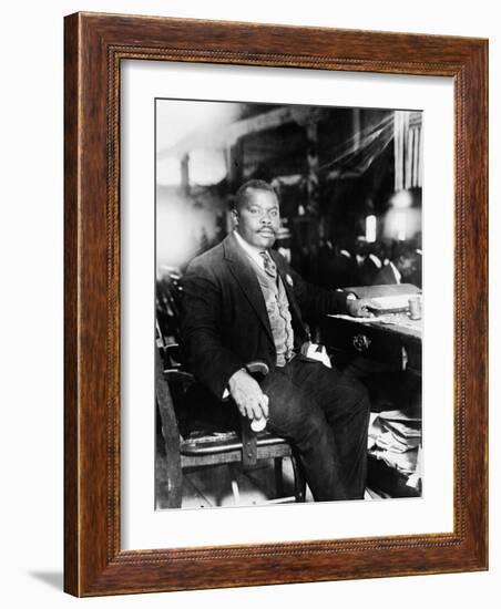 Marcus Garvey, 1887-1940-null-Framed Photo