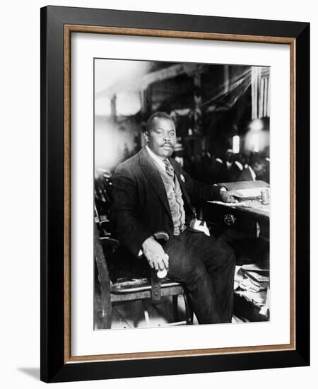 Marcus Garvey, 1887-1940-null-Framed Photo