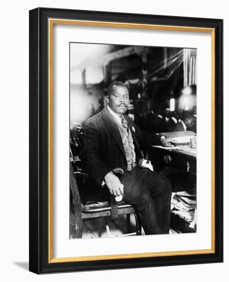 Marcus Garvey, 1887-1940-null-Framed Photo