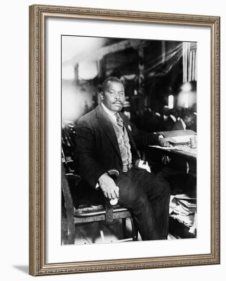 Marcus Garvey, 1887-1940-null-Framed Photo