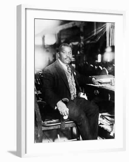 Marcus Garvey, 1887-1940-null-Framed Photo