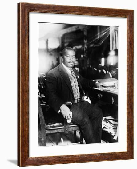 Marcus Garvey, 1887-1940-null-Framed Photo