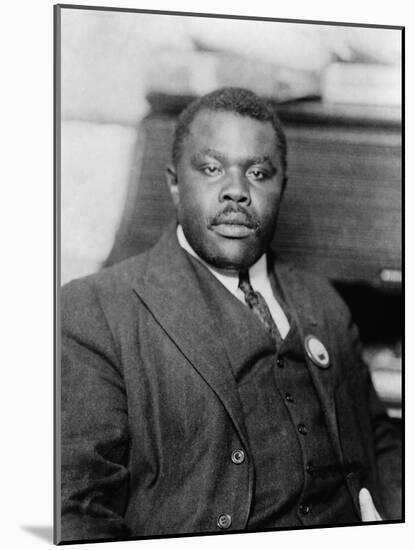 Marcus Garvey, Jamaican Black Nationalist and Separatist, Ca. 1920-null-Mounted Photo