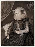 Portrait of Lady Frances Stewart, Duchess of Richmond and Lennox, Countess of Hertford, Née Howard-Marcus Gheeraerts The Younger-Giclee Print