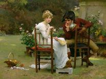 Two's Company, Three's None, Detail of the Two Lovers, 1892 (Detail)-Marcus Stone-Giclee Print