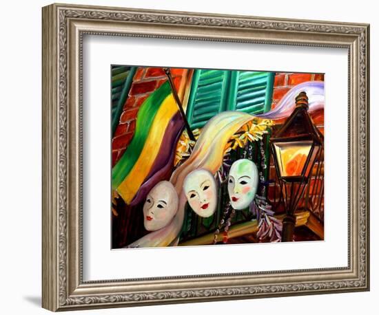 Mardi Gras Balcony-Diane Millsap-Framed Art Print