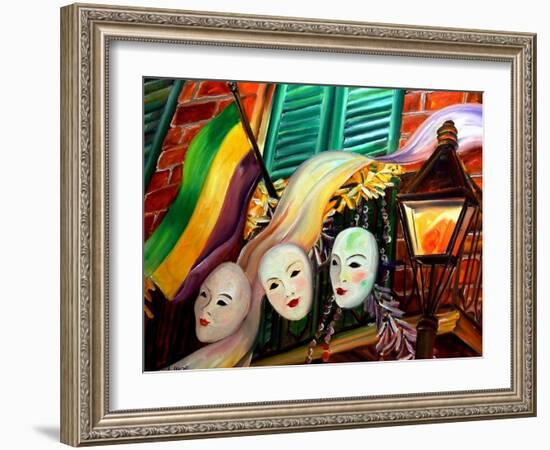 Mardi Gras Balcony-Diane Millsap-Framed Art Print