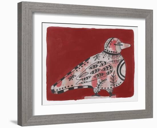 Mardi Gras Bird 19-Maria Pietri Lalor-Framed Giclee Print