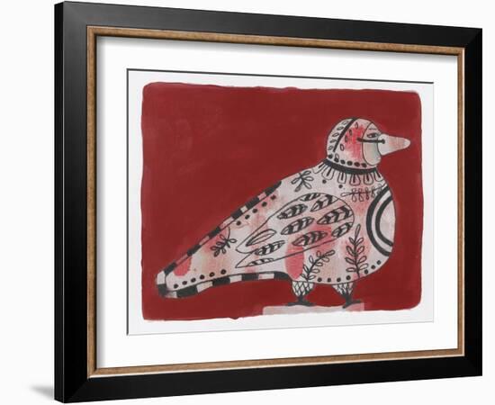 Mardi Gras Bird 19-Maria Pietri Lalor-Framed Giclee Print