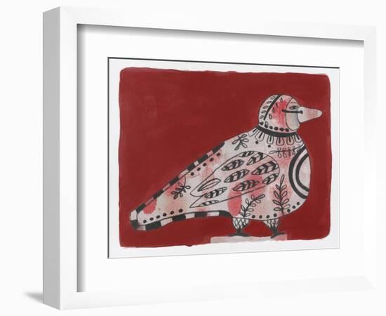 Mardi Gras Bird 19-Maria Pietri Lalor-Framed Giclee Print