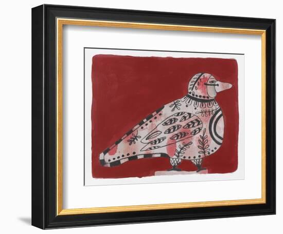 Mardi Gras Bird 19-Maria Pietri Lalor-Framed Giclee Print