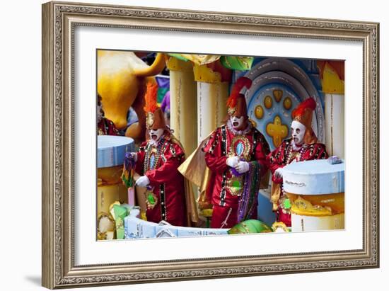 Mardi Gras Characters-Carol Highsmith-Framed Art Print