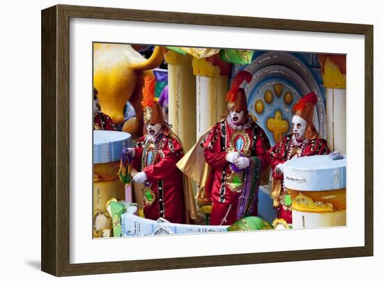 Mardi Gras Characters-Carol Highsmith-Framed Art Print