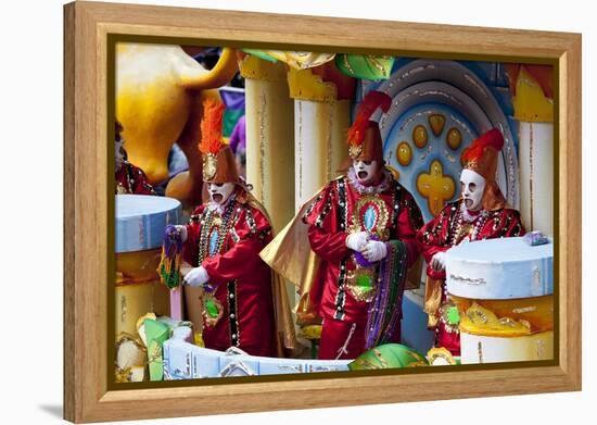 Mardi Gras Characters-Carol Highsmith-Framed Stretched Canvas