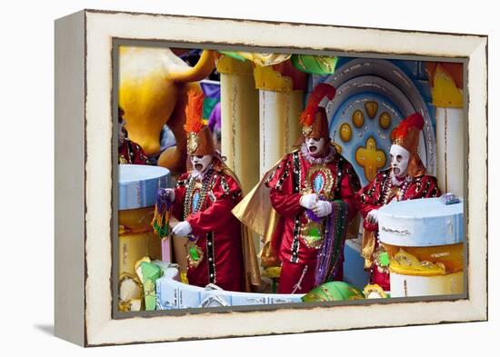 Mardi Gras Characters-Carol Highsmith-Framed Stretched Canvas