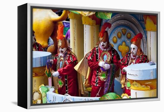 Mardi Gras Characters-Carol Highsmith-Framed Stretched Canvas