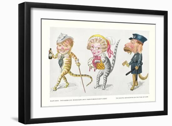 Mardi Gras Costumes-null-Framed Art Print