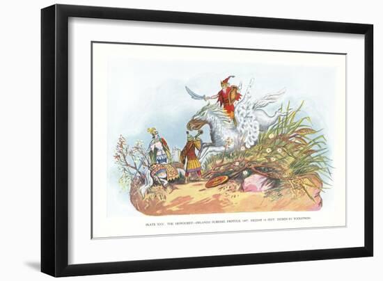 Mardi Gras Float Rendering-null-Framed Art Print