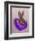 Mardi Gras Hare-Fab Funky-Framed Art Print