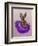 Mardi Gras Hare-Fab Funky-Framed Art Print