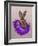 Mardi Gras Hare-Fab Funky-Framed Art Print