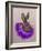 Mardi Gras Hare-Fab Funky-Framed Art Print