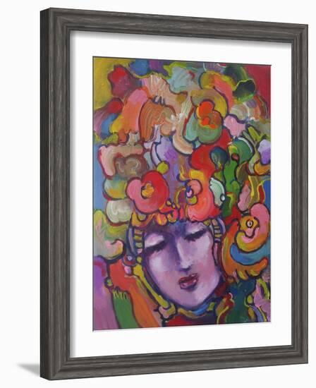 Mardi Gras Lady 615 4-Howie Green-Framed Giclee Print