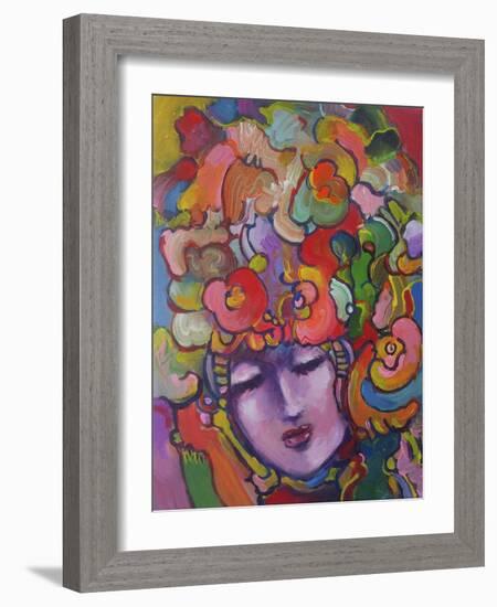 Mardi Gras Lady 615 4-Howie Green-Framed Giclee Print