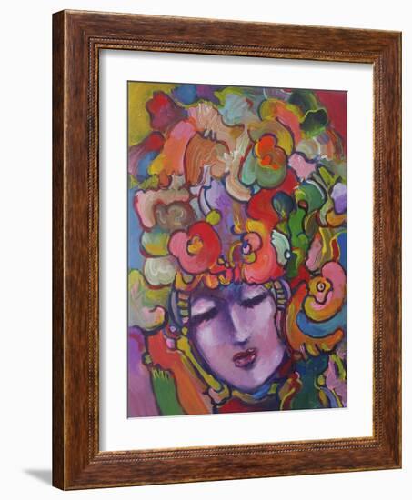 Mardi Gras Lady 615 4-Howie Green-Framed Giclee Print