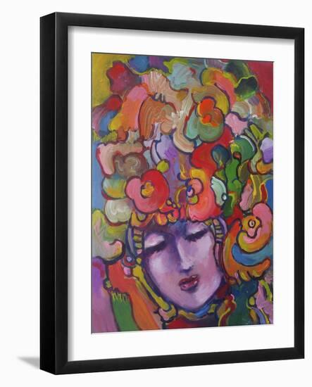 Mardi Gras Lady 615 4-Howie Green-Framed Giclee Print