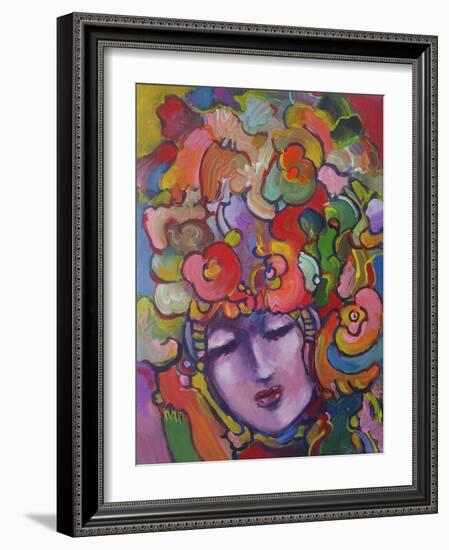 Mardi Gras Lady 615 4-Howie Green-Framed Giclee Print