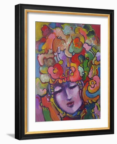 Mardi Gras Lady 615 4-Howie Green-Framed Giclee Print