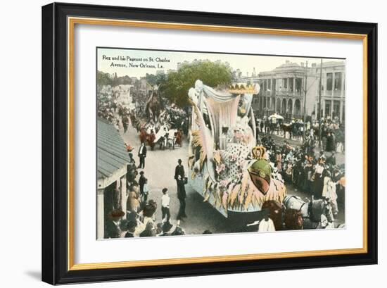 Mardi Gras Parade Float, Rex-null-Framed Art Print