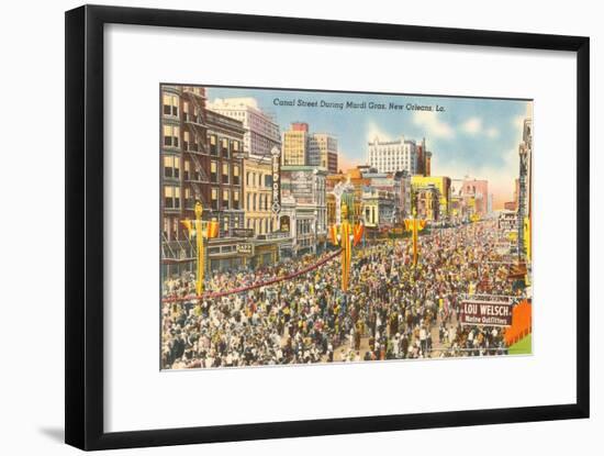 Mardi Gras Parade, New Orleans, Louisiana-null-Framed Art Print