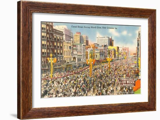 Mardi Gras Parade, New Orleans, Louisiana-null-Framed Art Print