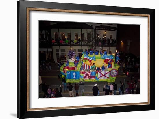 Mardi Gras Political Float, Mobile, Alabama-Carol Highsmith-Framed Art Print