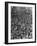 Mardi Gras Revelers Gather at St. Charles Street-null-Framed Photographic Print