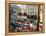 Mardi Gras Revellers Greet a Float from the Zulu Parade-null-Framed Premier Image Canvas