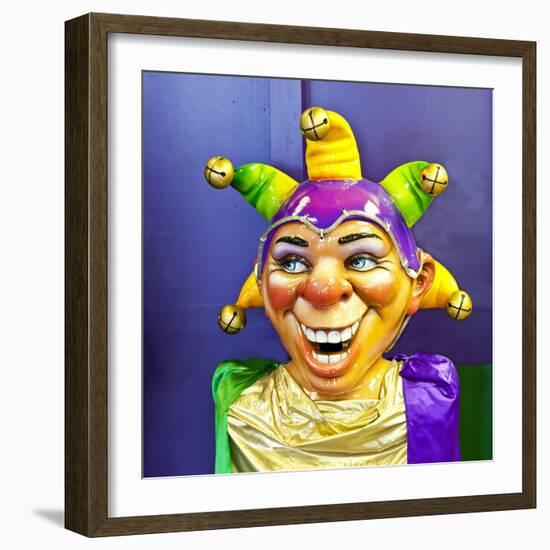 Mardi Gras World Joker, New Orleans, Louisiana, USA-Joe Restuccia III-Framed Photographic Print