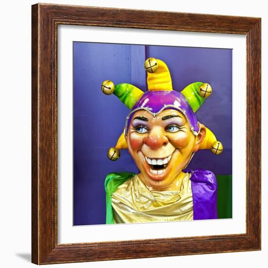 Mardi Gras World Joker, New Orleans, Louisiana, USA-Joe Restuccia III-Framed Photographic Print