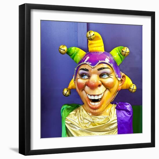 Mardi Gras World Joker, New Orleans, Louisiana, USA-Joe Restuccia III-Framed Photographic Print