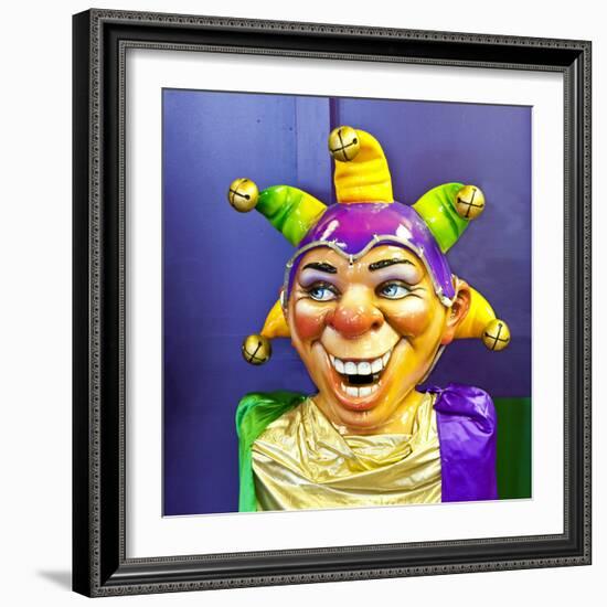 Mardi Gras World Joker, New Orleans, Louisiana, USA-Joe Restuccia III-Framed Photographic Print