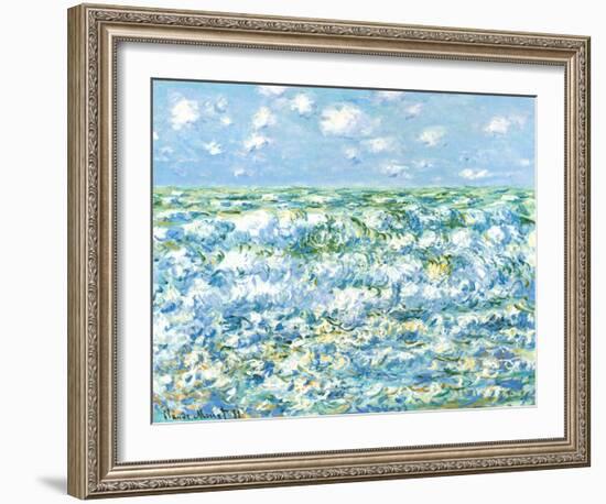 Mare Agitato-Claude Monet-Framed Art Print