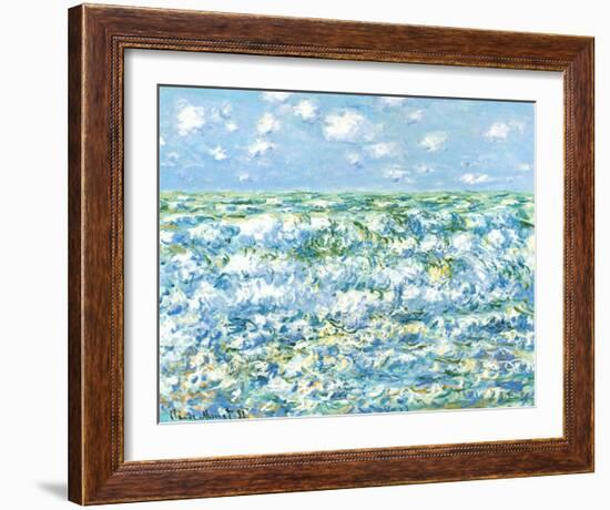 Mare Agitato-Claude Monet-Framed Art Print