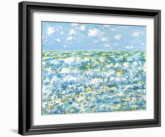 Mare Agitato-Claude Monet-Framed Art Print