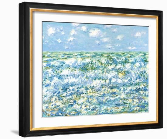 Mare Agitato-Claude Monet-Framed Art Print