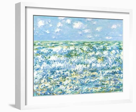 Mare Agitato-Claude Monet-Framed Art Print