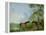 Mare and Stallion in a Landscape-Sawrey Gilpin-Framed Premier Image Canvas